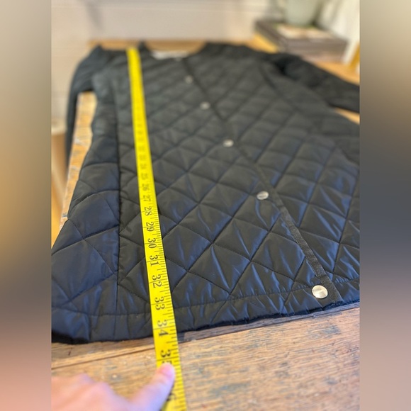 ALESSANDRO MANZONI Quilted Black Jacket – Size 42 - Picture 10 of 11